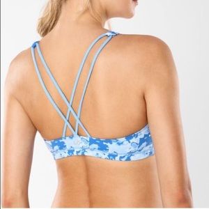 Light support sports bra for yoga and pilates